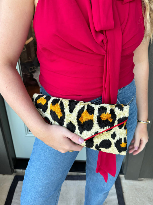 Envelope Clutch Leopard