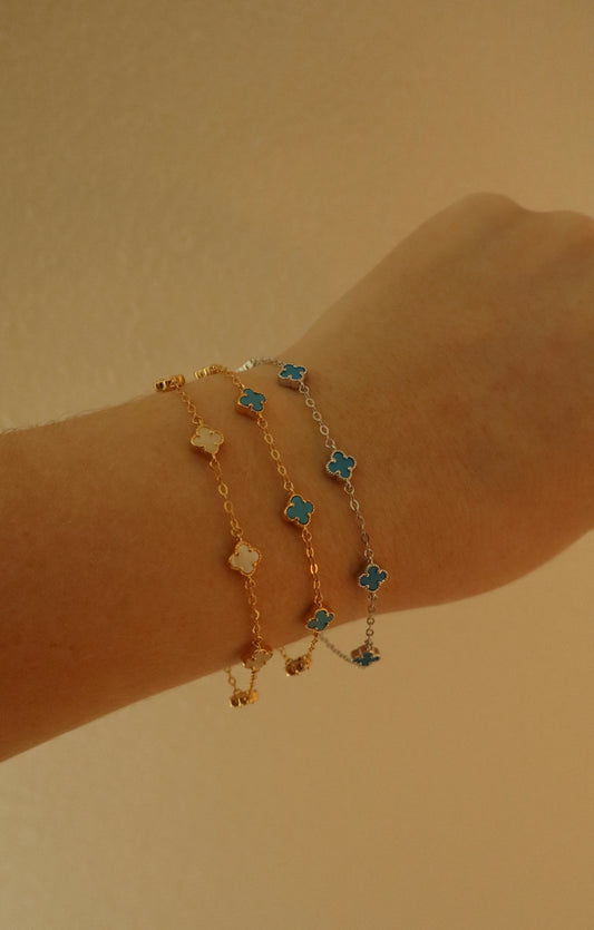 Gold Flower Bracelets