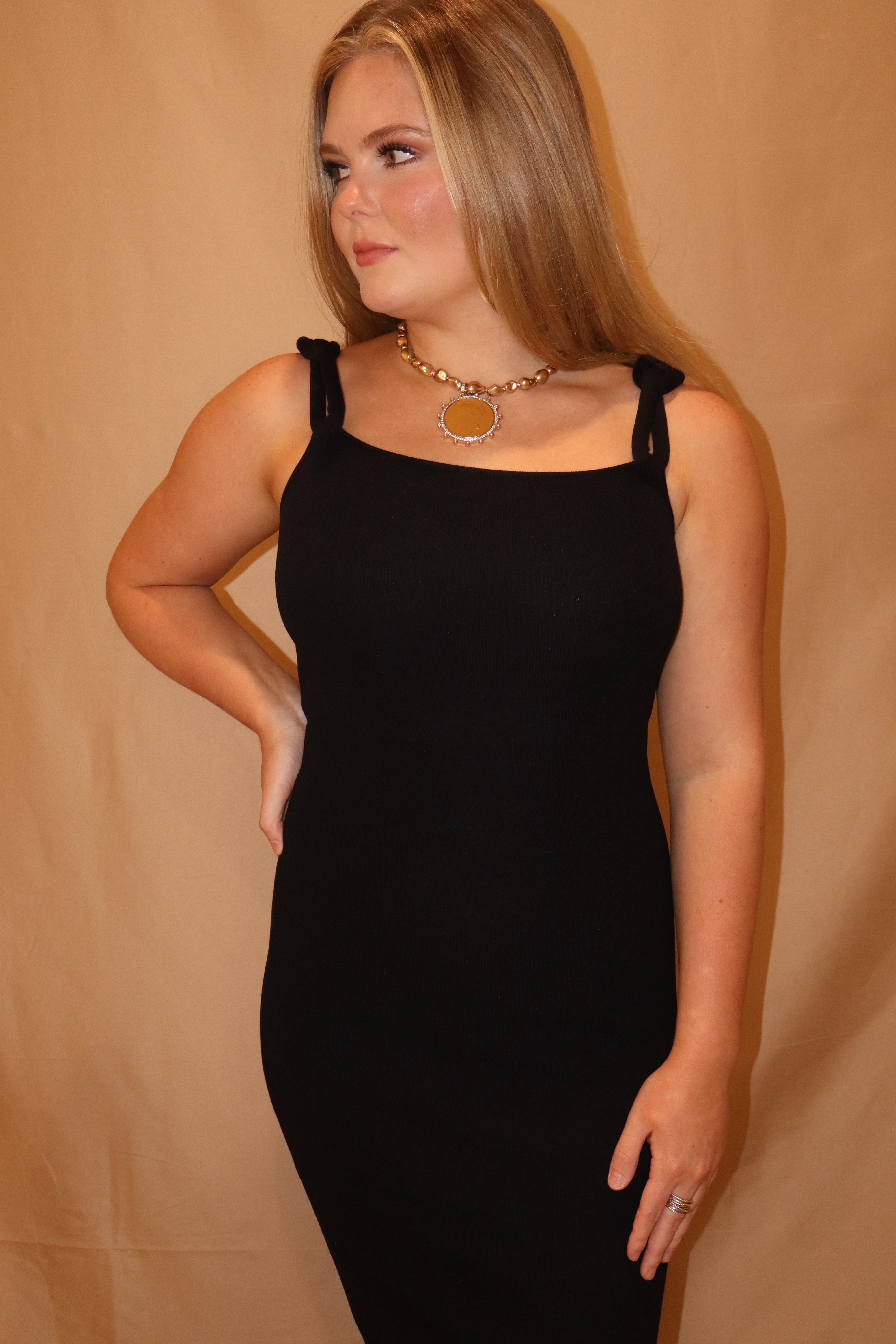 mesh halter neck dress HALTERNECK MESH LITTLE BLACK MINI DRESS – AKIRA main image 1