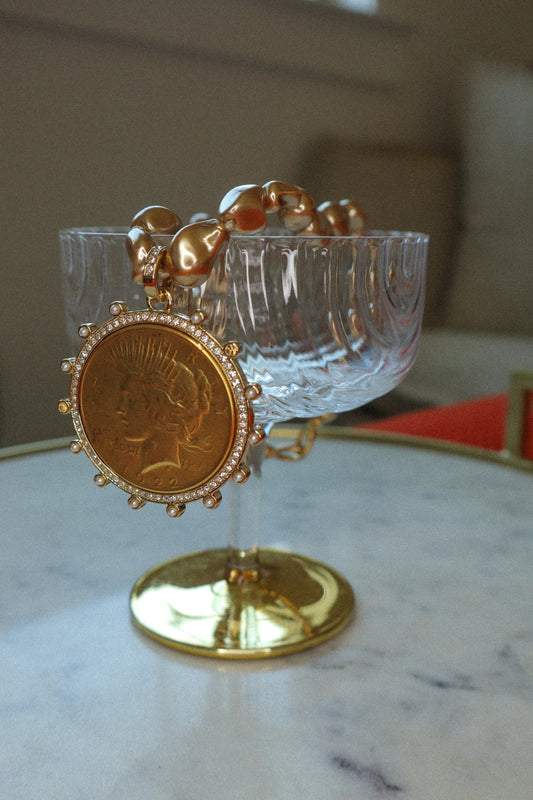 Goldie Luxe Coin Necklace