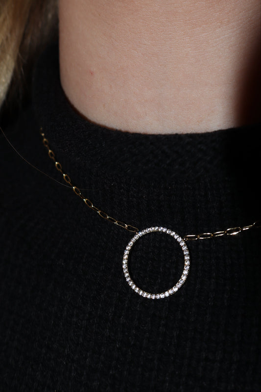 Open Circle Necklace