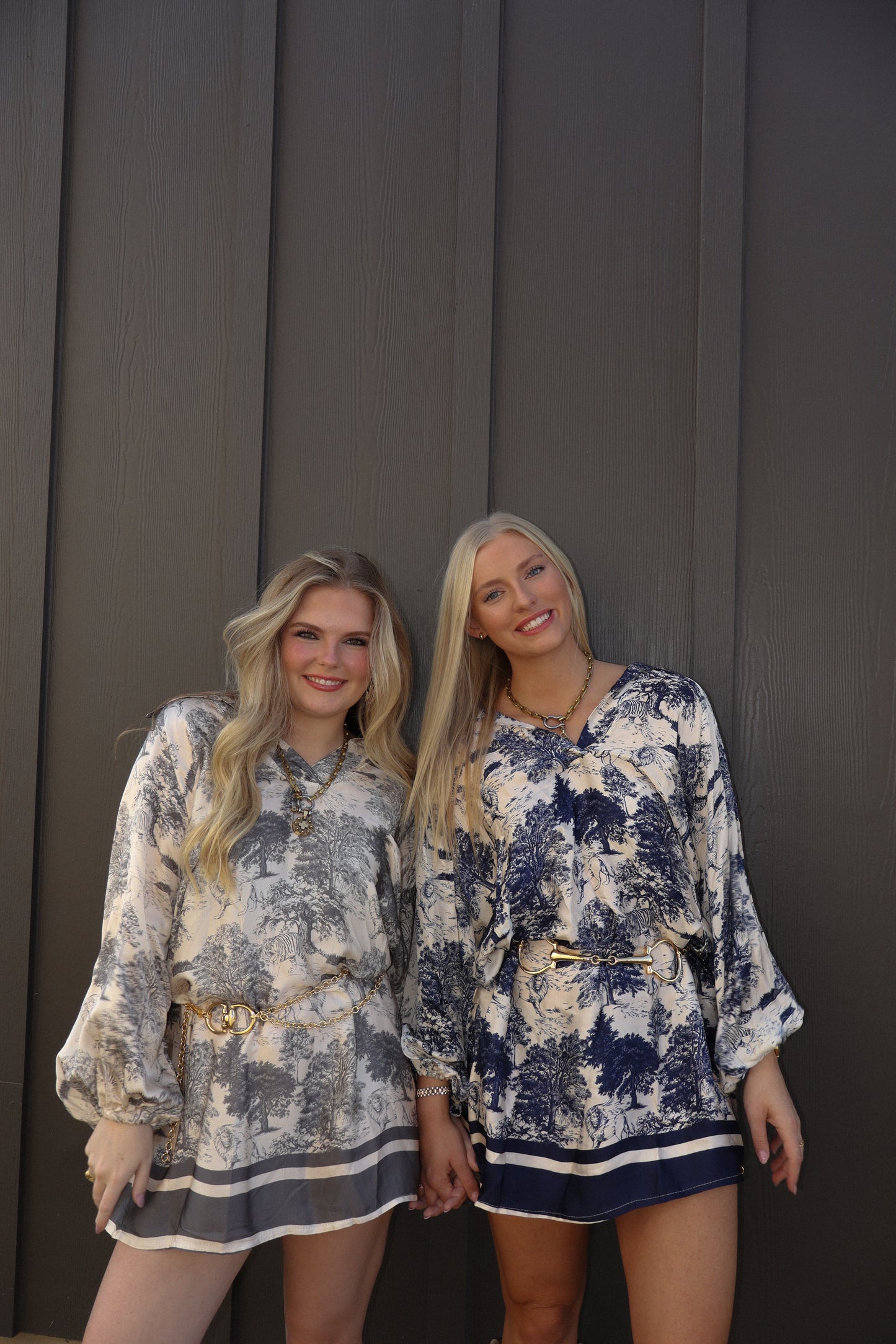 Toile Silk Dress