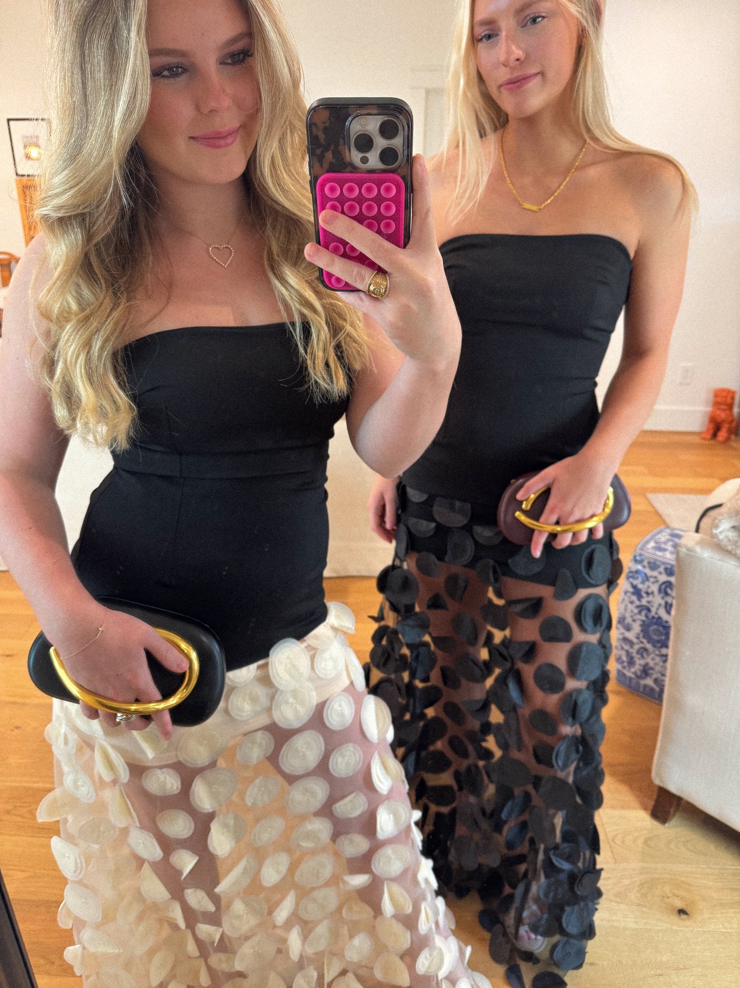 Tube Top Dress Polka Dot Design