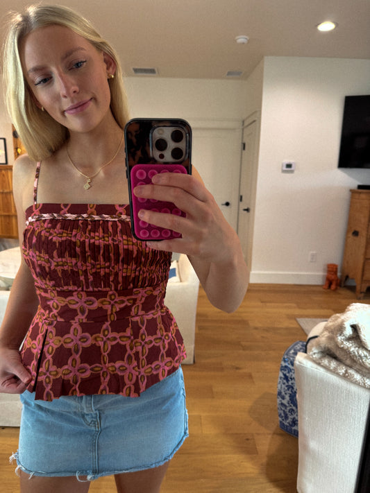 Block Braid Top