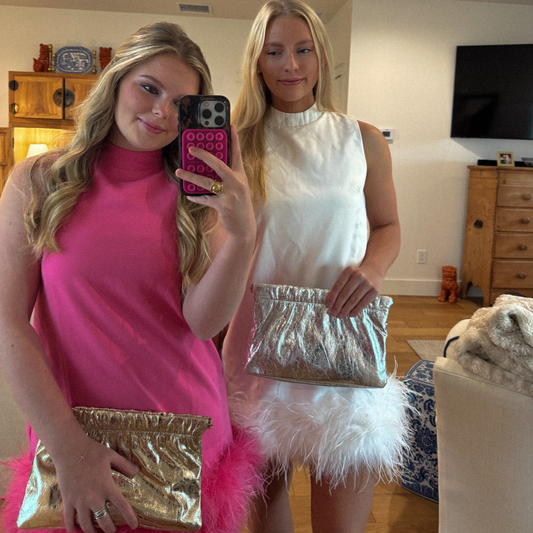Large Metallic Clutch