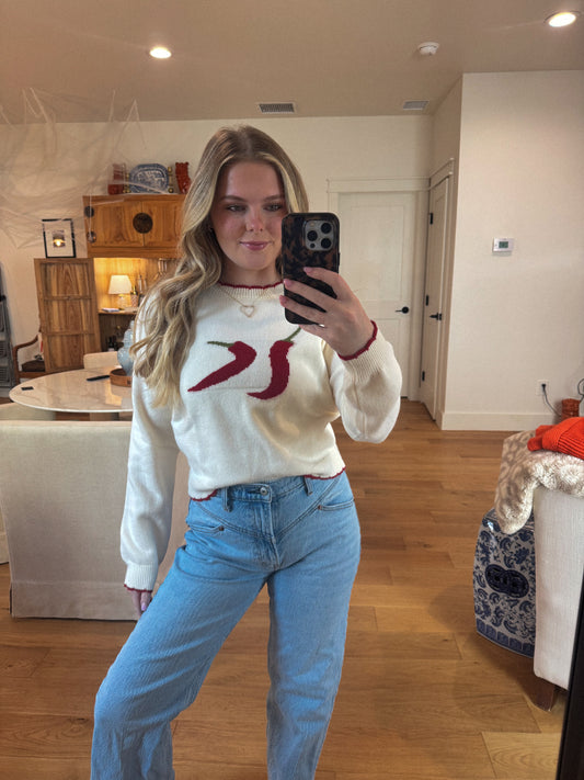 Chili Pepper Sweater