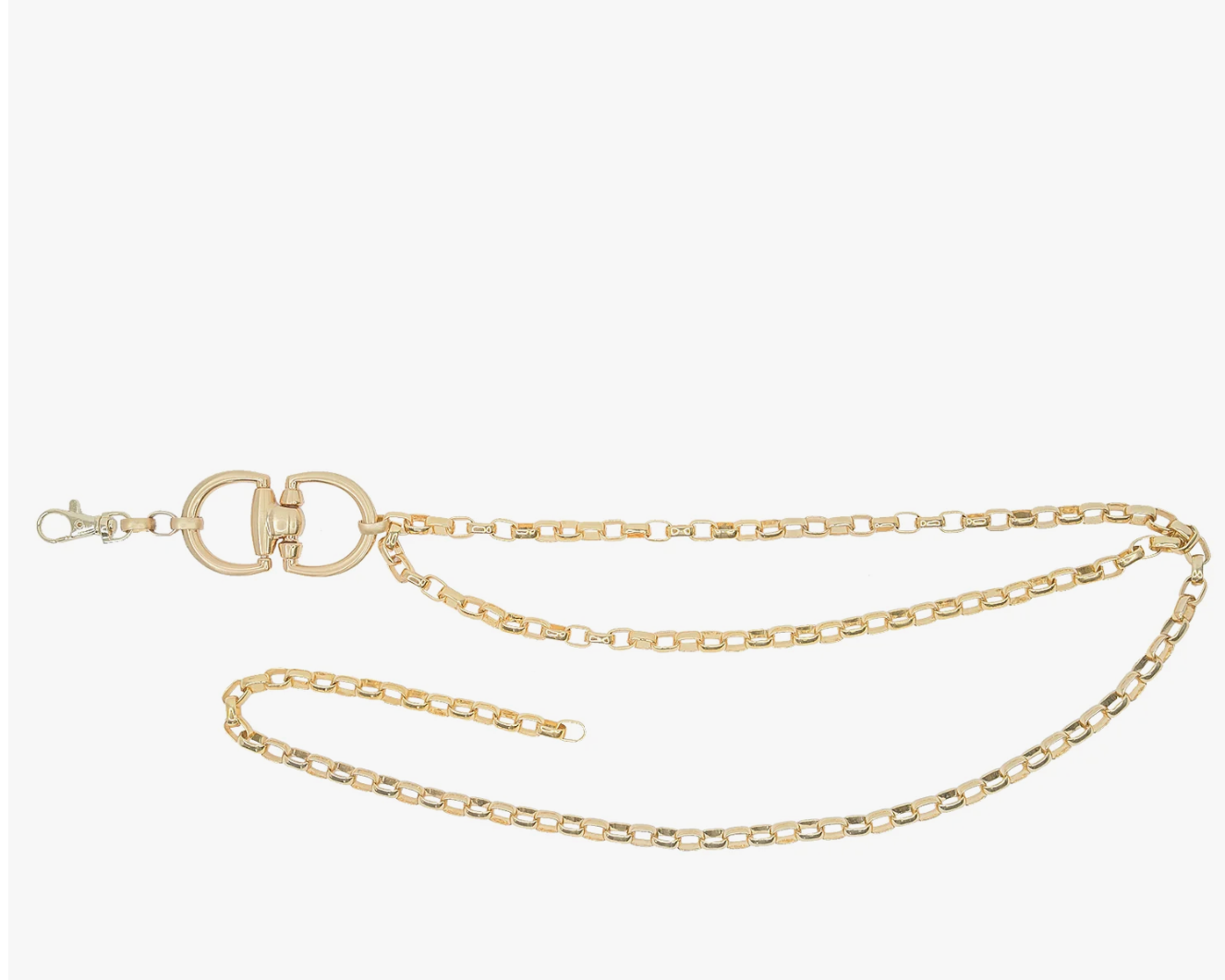 Gold Bit Chain Belt