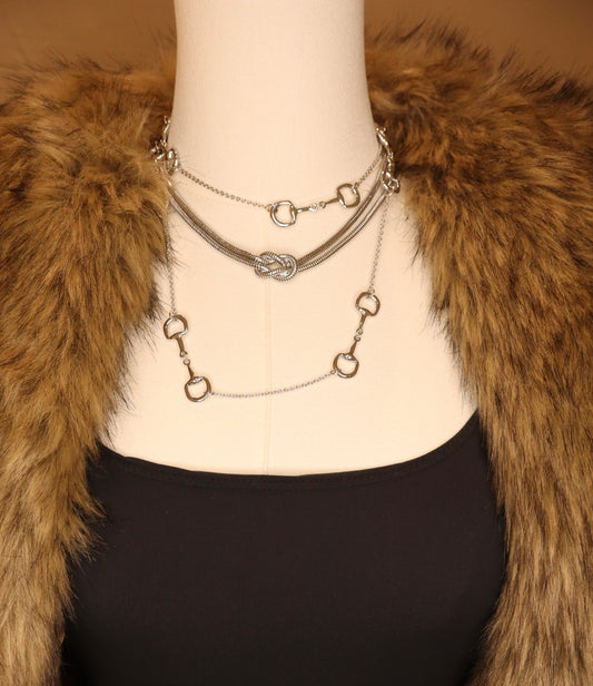 Silver Knot Necklace