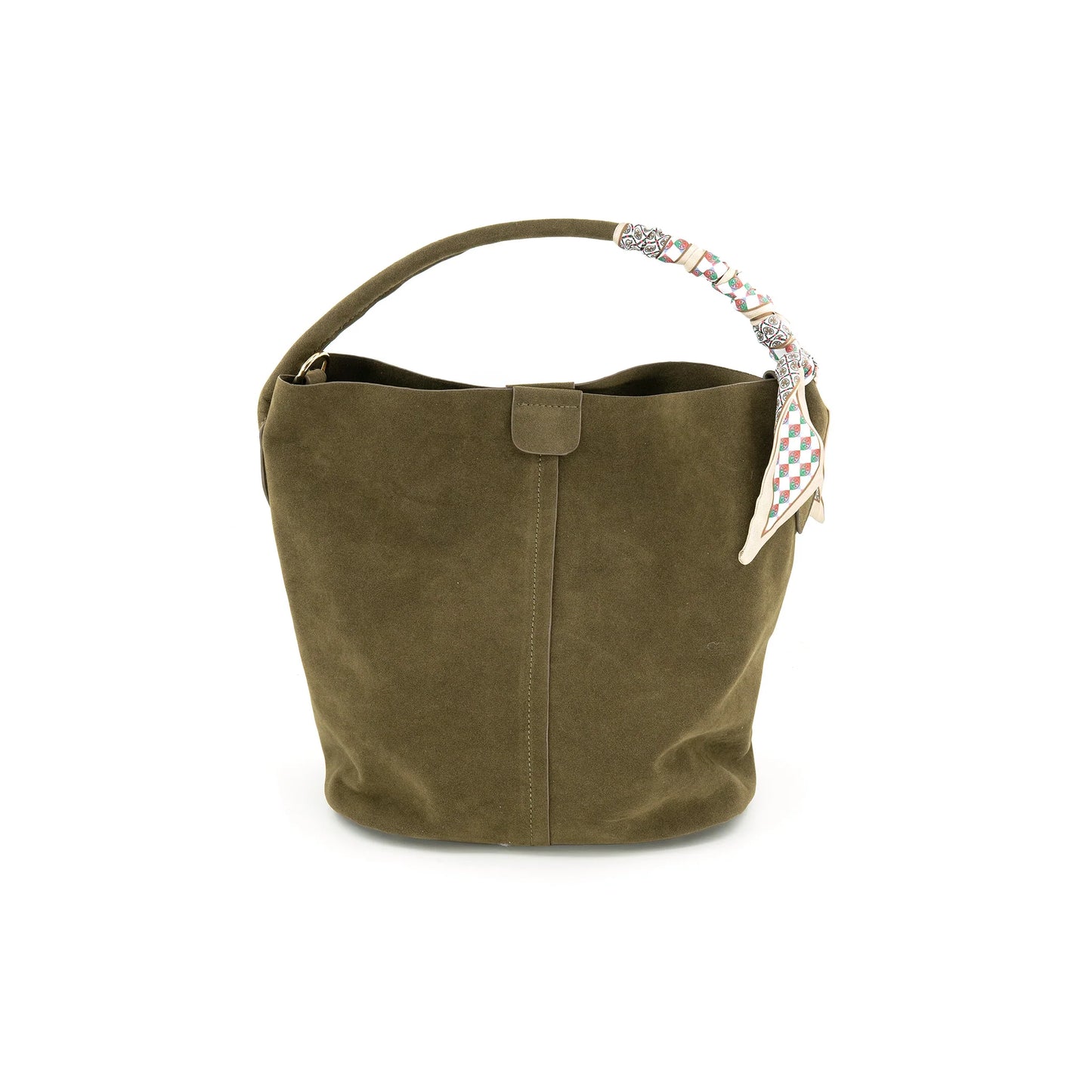 Suede Bucket Bag
