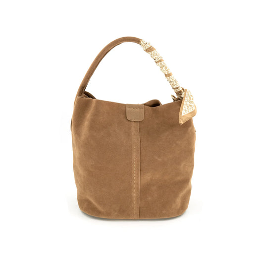 Suede Bucket Bag