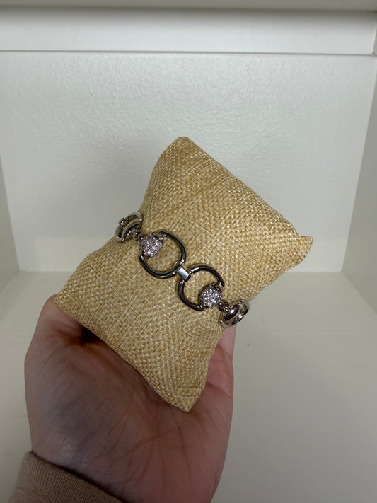 Double Diamond Bit Bracelet