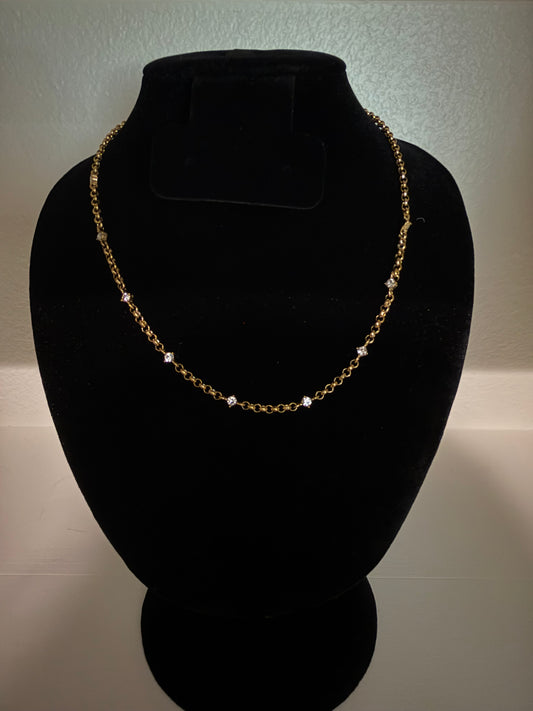 Chain Diamond Necklace
