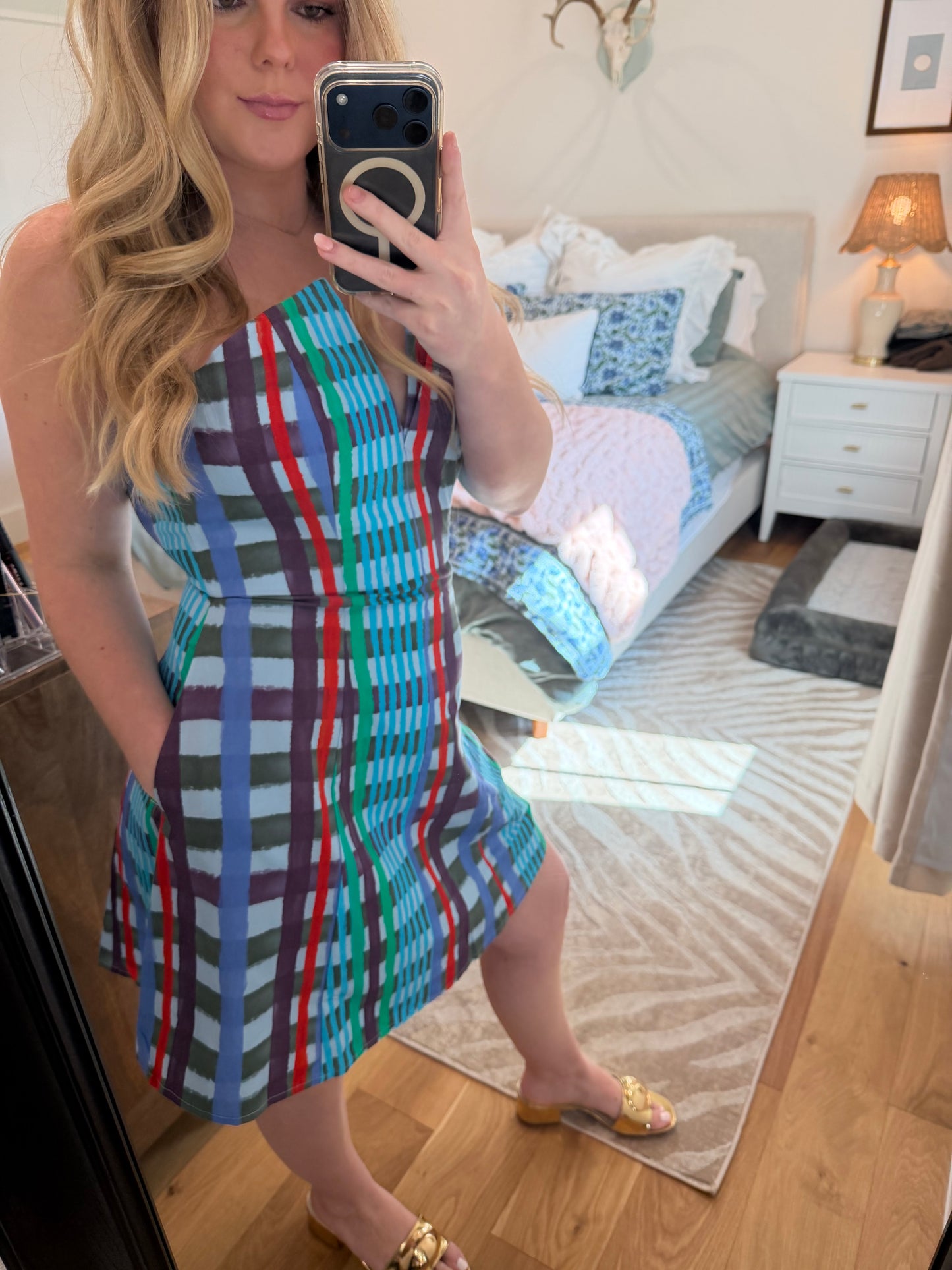 Multi Color mini dress