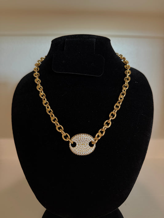 Radiant Disc Necklace