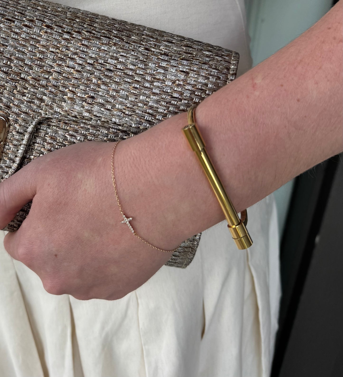 Gold Bar Bracelet