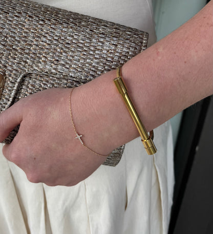 Gold Bar Bracelet