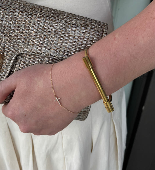 Gold Bar Bracelet