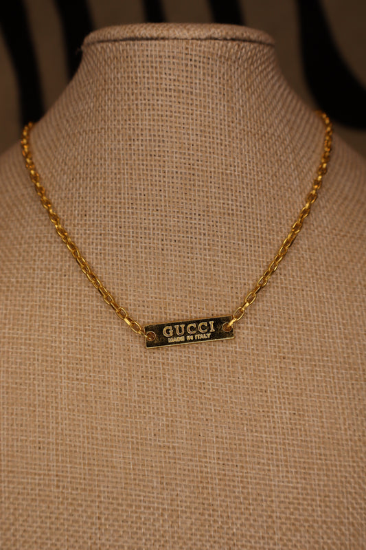Gucci Bar Necklace