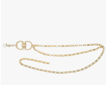 Gold Bit Chain Belt