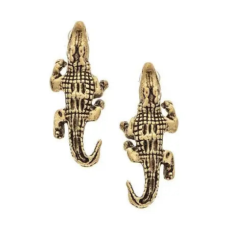 Alligator Stud Earrings